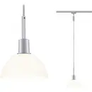 Paulmann Sarrasani Luminaire à suspendre URail E14 chrome (mat), opale