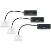 Paulmann 92477 Luminaire à LED encastrable jeu de 3 LED LED 19.5 W satin