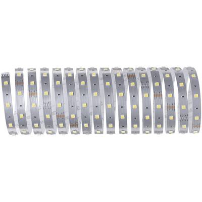 Bandes LED argentés avec des diodes électroluminescentes jaunes uniformément réparties, destinés à l'éclairage, disposés côte à côte.