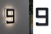 Paulmann 79850 4000870798508 Eclairage solaire pour numéro de maison CEE: A (A - G) 0.20 W blanc chaud noir