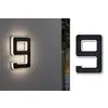 Paulmann 79850 4000870798508 Eclairage solaire pour numéro de maison CEE: A (A - G) 0.20 W blanc chaud noir