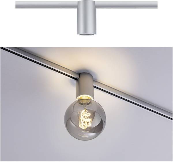 Paulmann Socket  Plafonnier URail E27  LED chrome (mat)