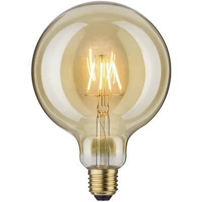 Une ampoule lumineuse avec un filament visible dans un ton chaleureux.