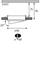 Diagramme d'une fixation de plafond : montre des dimensions de 75 mm et 90 mm, un angle d'inclinaison de 20°, et un symbole avec un diamètre de Ø90 et Ø68.