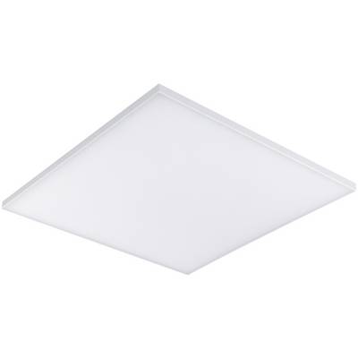 Lampe LED rectangulaire à surface blanche et bordure étroite, adaptée à l'éclairage de bureaux ou d'espaces résidentiels.