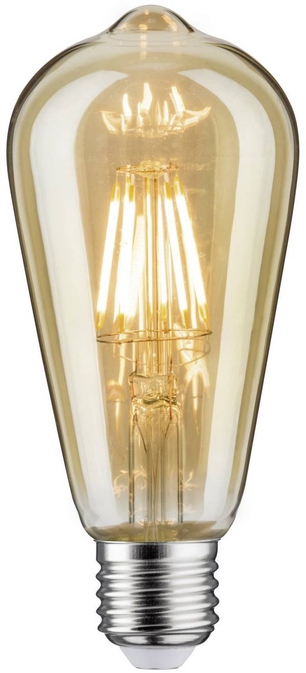 Paulmann 28523 LED  E27 forme spéciale 6 W = 42 W or (Ø x H) 64 mm x 145 mm  1 pc(s)
