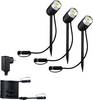 Paulmann colour Spot Pike Set RGBW Zigbee 94284 Système d'éclairage Plug&Shine ZigBee LED 4.5 W blanc chaud anthracite