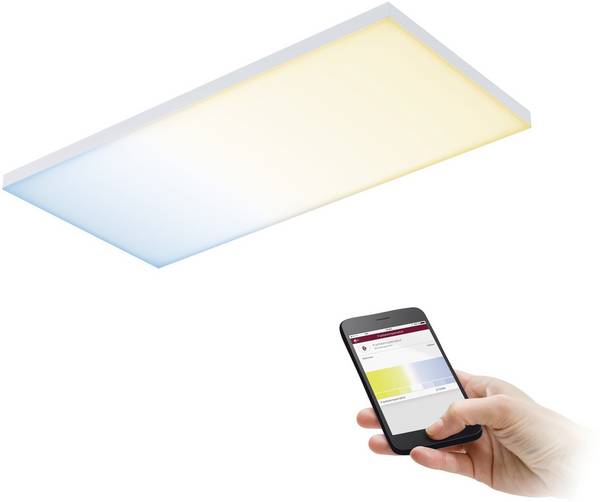 Paulmann Velora 79827 Panneau à LED   15.5 W blanc chaud à blanc lumière du jour blanc mat