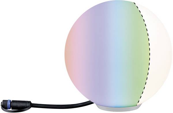Paulmann Lichtobjekt Globe RGBW 94269 Système d'éclairage Plug&Shine ZigBee lampadaire extérieur LED LED 2.8 W blanc chaud blanc