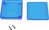 Boîtier universel Hammond Electronics 1551TTTBU ABS bleu (transparent) 60 x 60 x 15 1 pc(s)