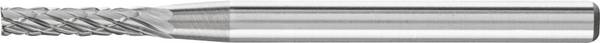 PFERD TOOLS 21200183 Fraise sur tige Carbure de tungstène cylindre avec denture frontale  Longueur 40 mm Dimension produit, Ø 2 mm Longueur de travail 10 mm Diamètre de tige 3 mm 1 pièce