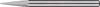 PFERD TOOLS 21214173 Fraise sur tige Carbure de tungstène cône pointu Longueur 41 mm Dimension produit, Ø 3 mm Longueur de travail 11 mm Diamètre de tige 3 mm 1 pièce