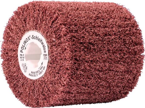 PFERD TOOLS 47801097 Rouleau abrasif en feutre Polinox PNL Ø 100 x 100 mm rainure 19 mm A 80 pour un ponçage et une finition de précision 100 mm  1 pc(s)