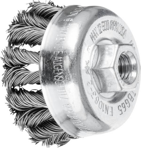 PFERD TOOLS  Brosse à dents COMBITWIST TBG Ø 65mm M14 Ø fil d'acier 0,50 pour meuleuse d'angle    43305051  1 pc(s)