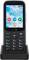 Un téléphone mobile simple avec de grandes touches et un écran couleur affichant l'heure 09:30 et la date lundi 27 avril.