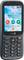 Un téléphone mobile avec un grand écran et des touches physiques. L'écran affiche l'heure, la date et les icônes d'appel, de vue et d'envoi.