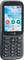 Un téléphone portable avec de grandes touches et un écran affichant l'heure et des icônes d'applications. Il est facile à utiliser.