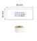 Étiquette de dimensions 89 mm x 36 mm. Compatible avec les modèles Dymo S0722390 (13187) et S0722400 (99012). Rouleau illustré ci-dessous.