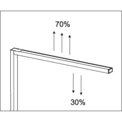 Surface noire avec de petits points blancs légèrement perceptibles disposés selon un motif régulier.