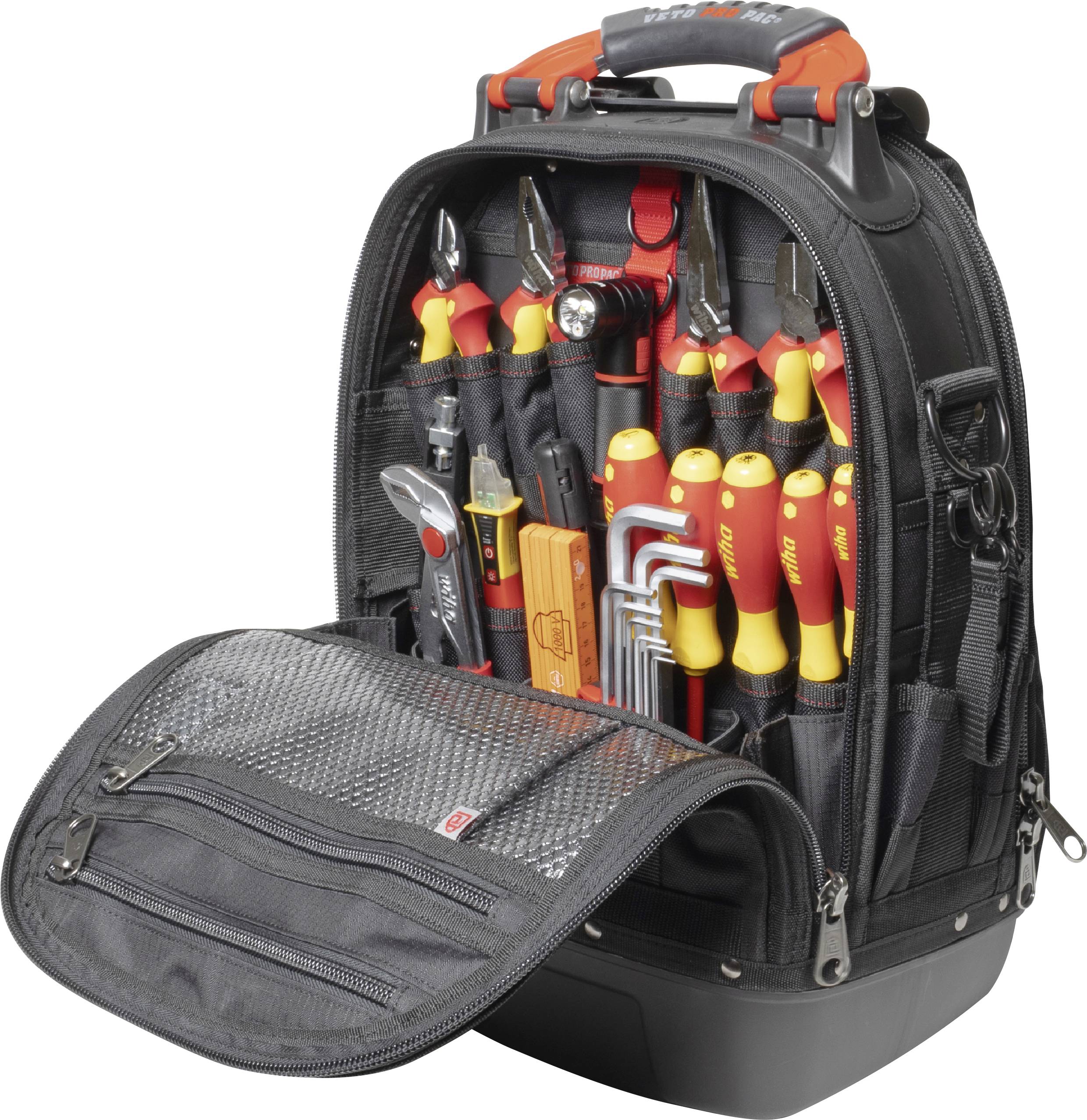 Sac à outils de grande capacité, sac à dos, valise pour outils, sacs de  rangement multifonctions, kit de réparation d'électricien, sac de ceinture  en
