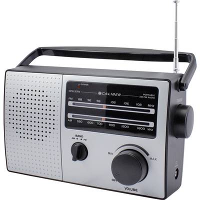 Caliber HPG317R Radio portative FM argent-0
