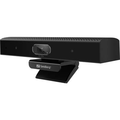Webcam Full HD Sandberg All-in-1 ConfCam 1080P HD 1920 x 1080 Pixel support à pince-0