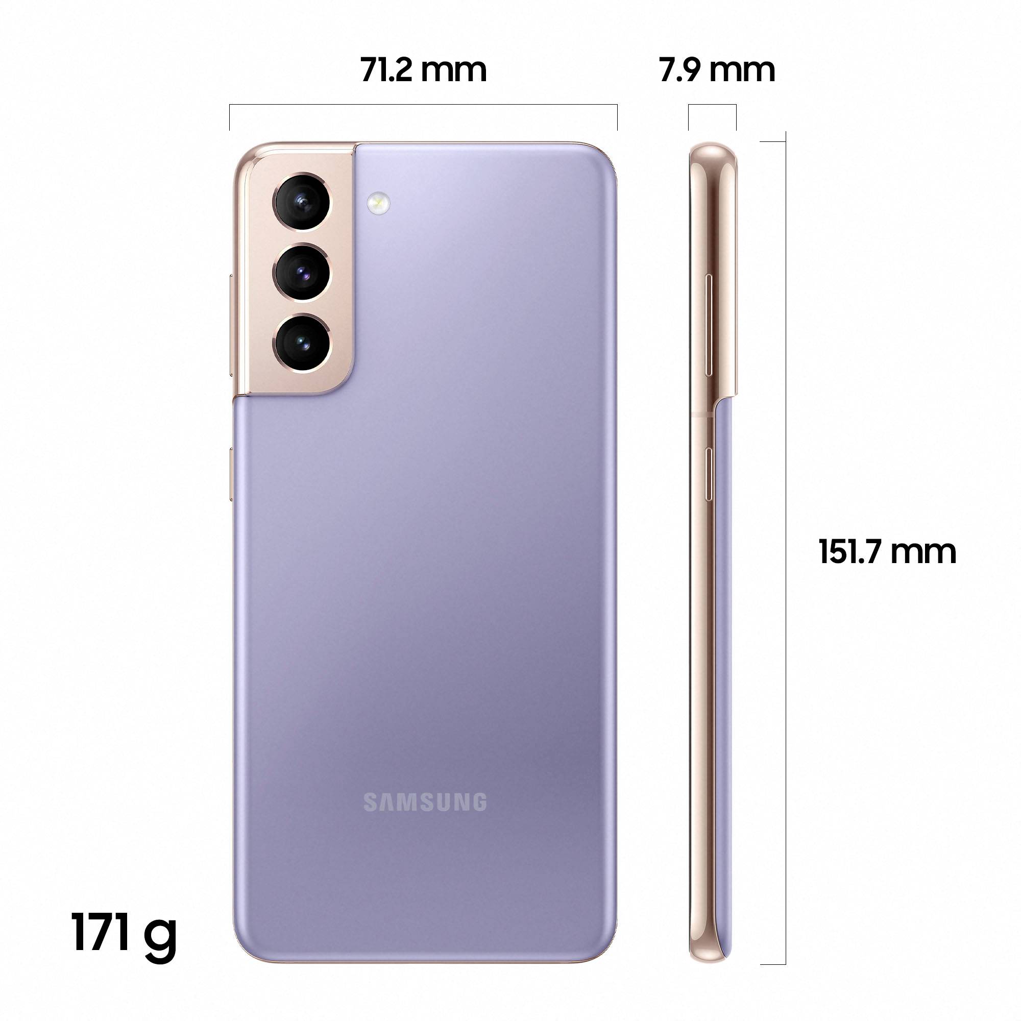 Samsung Galaxy S21 Smartphone 128 GB 15.7 cm (6.2 pouces) violet Android™ 11 double SIM-11