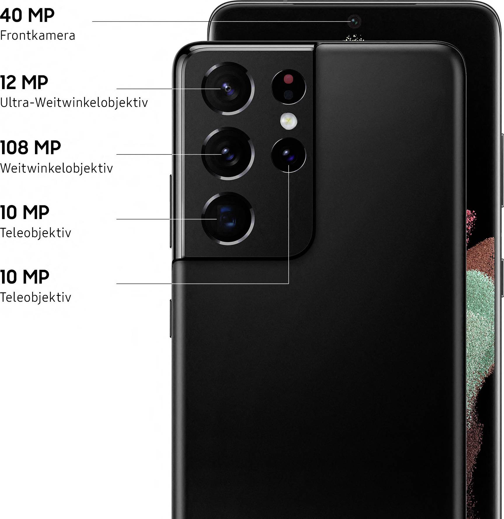 Samsung Galaxy S21 Ultra 256 GB noir 17.3 cm (6.8 pouces) Smartphone-14