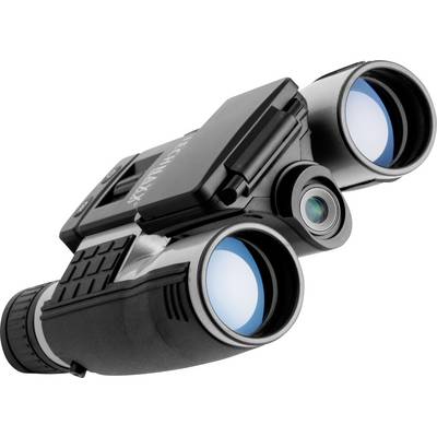 Une jumelle de vision nocturne avec deux grands objectifs et une caméra au centre pour la capture d'images dans l'obscurité.