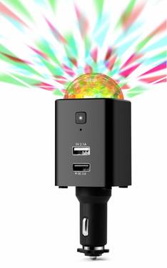 Technaxx Chargeur de voiture mobile Disco TX-159 Charge de courant max=2.1 A
