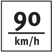 Vitesse 90 km/h