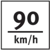 Vitesse 90 km/h