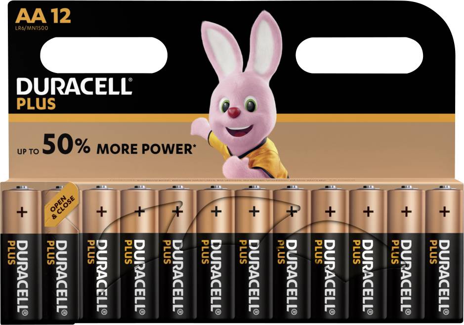 Pile LR6 (AA) alcaline(s) Duracell 017825 Plus Power 1.5 V 12 pc(s)