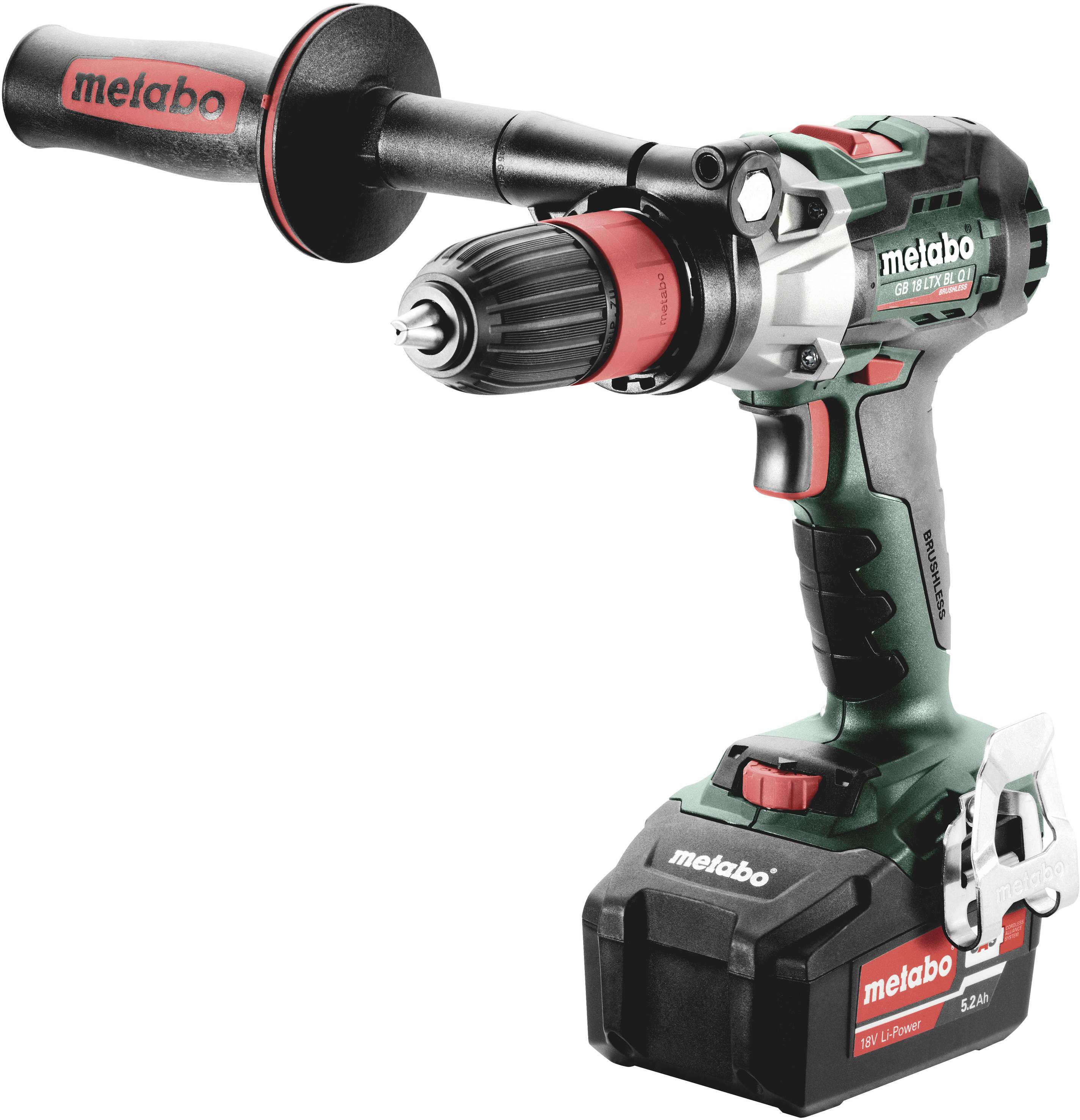 Taraudeuse sans fil Metabo GB 18 LTX BL Q I 602362500 18 V 5.2 Ah Li-Ion + 2 batteries, + mallette, + chargeur