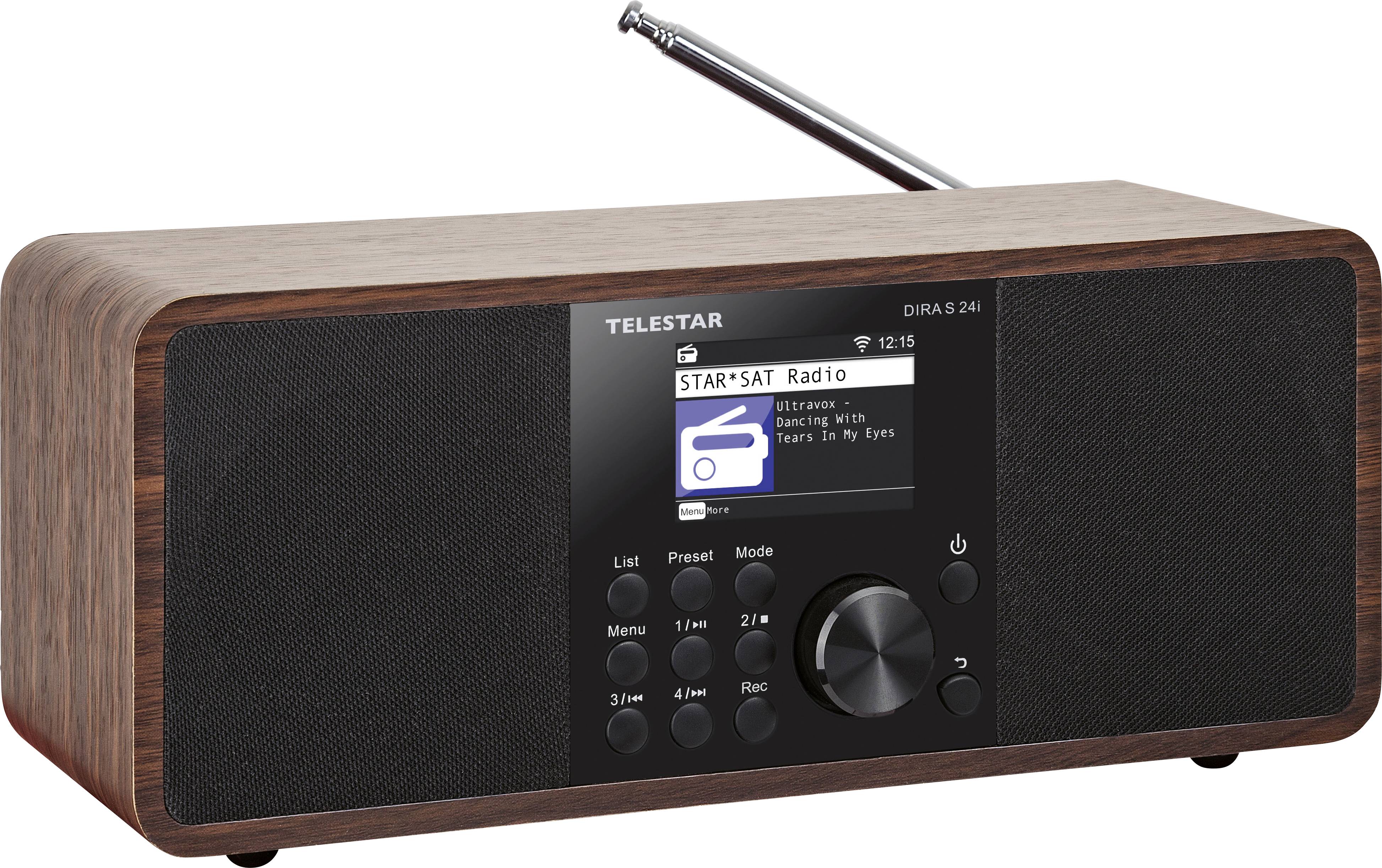 Telestar DIRA S 24i Radio de table Internet Internet, DAB+, FM AUX, Bluetooth, DLNA, USB, WiFi, radio internet fonction -3