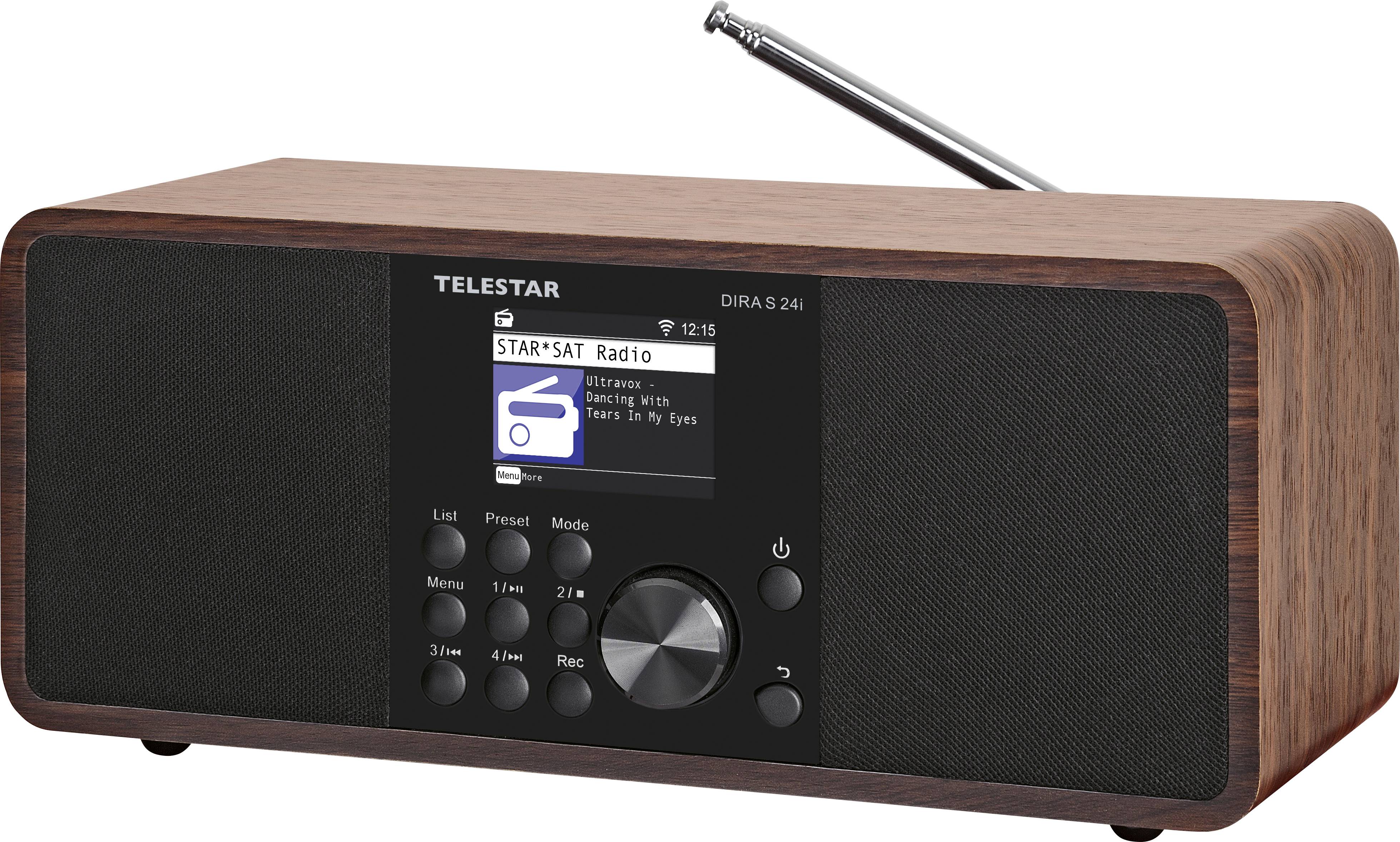 Telestar DIRA S 24i Radio de table Internet Internet, DAB+, FM AUX, Bluetooth, DLNA, USB, WiFi, radio internet fonction -4