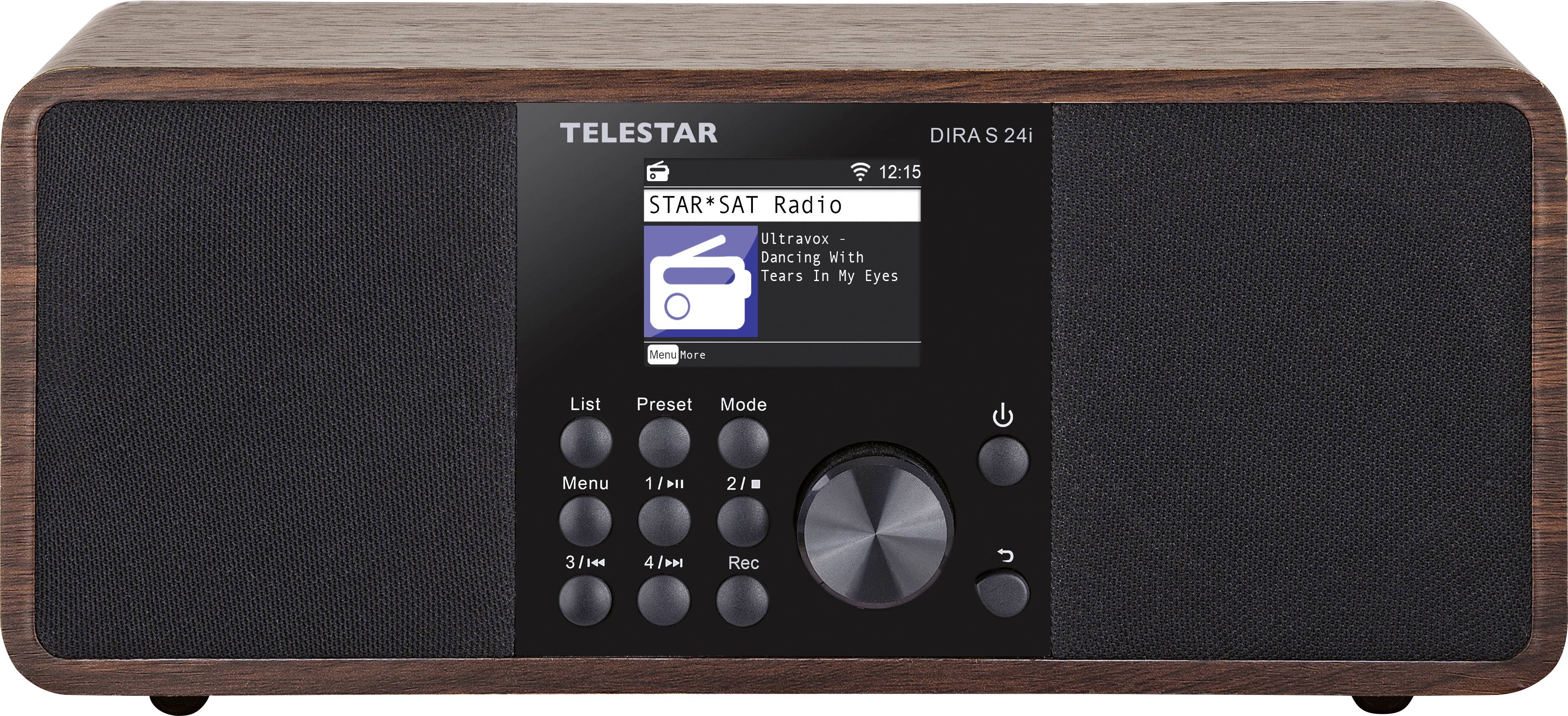 Telestar DIRA S 24i Radio de table Internet Internet, DAB+, FM AUX, Bluetooth, DLNA, USB, WiFi, radio internet fonction -5