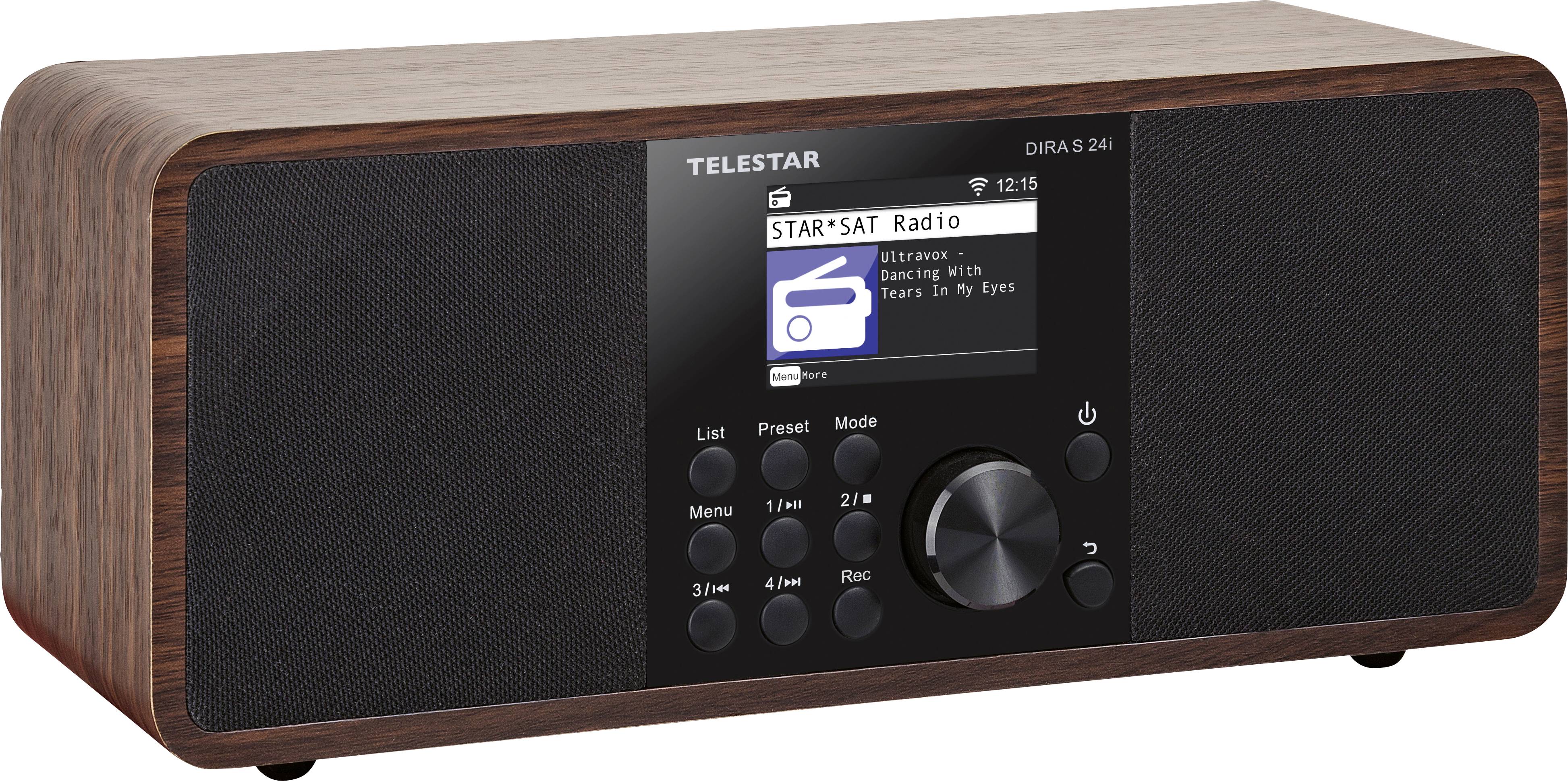 Telestar DIRA S 24i Radio de table Internet Internet, DAB+, FM AUX, Bluetooth, DLNA, USB, WiFi, radio internet fonction -6