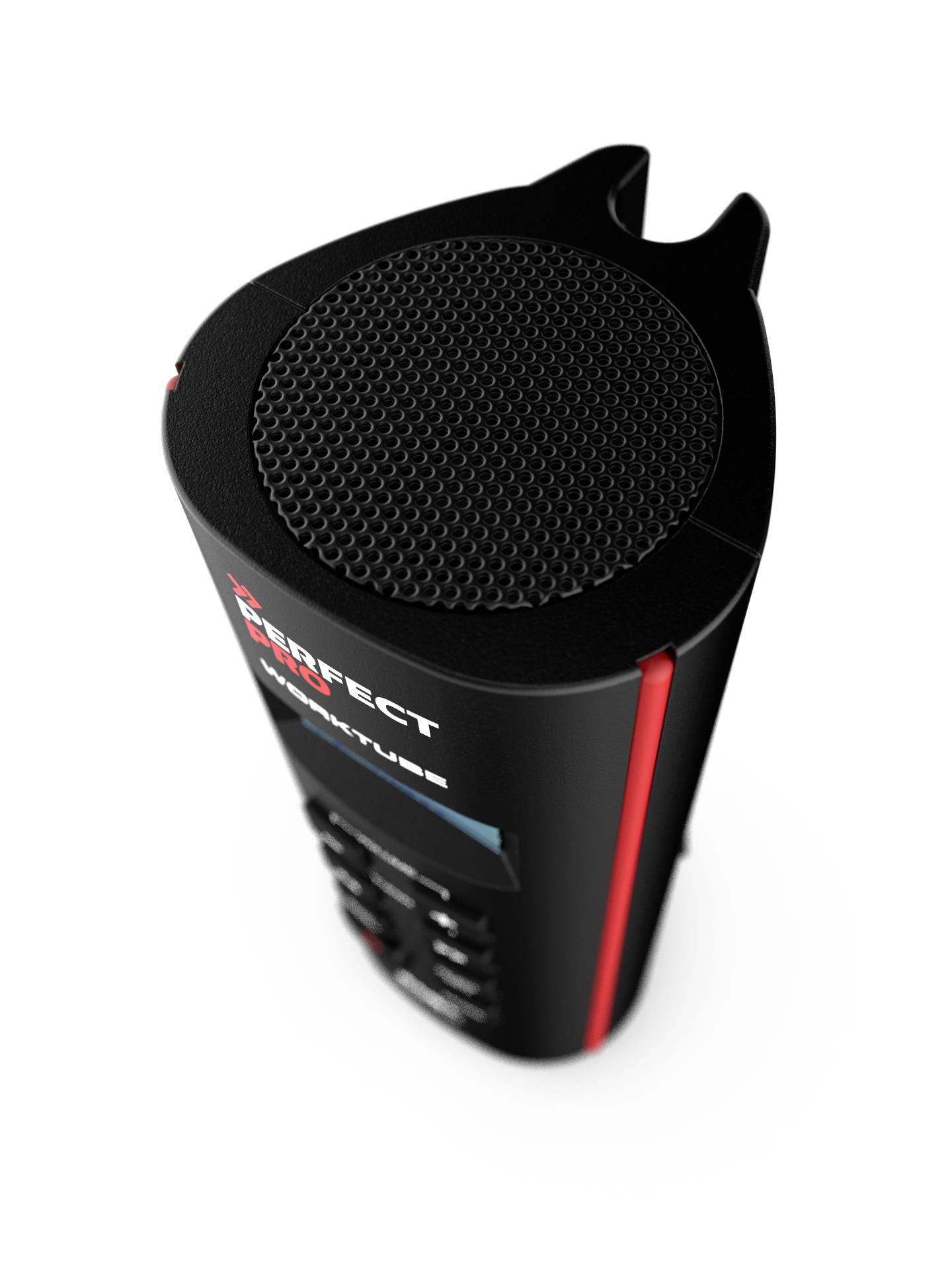 PerfectPro WORKTUBE Radio de chantier DAB+, FM AUX  résistant aux coups, rechargeable noir-3