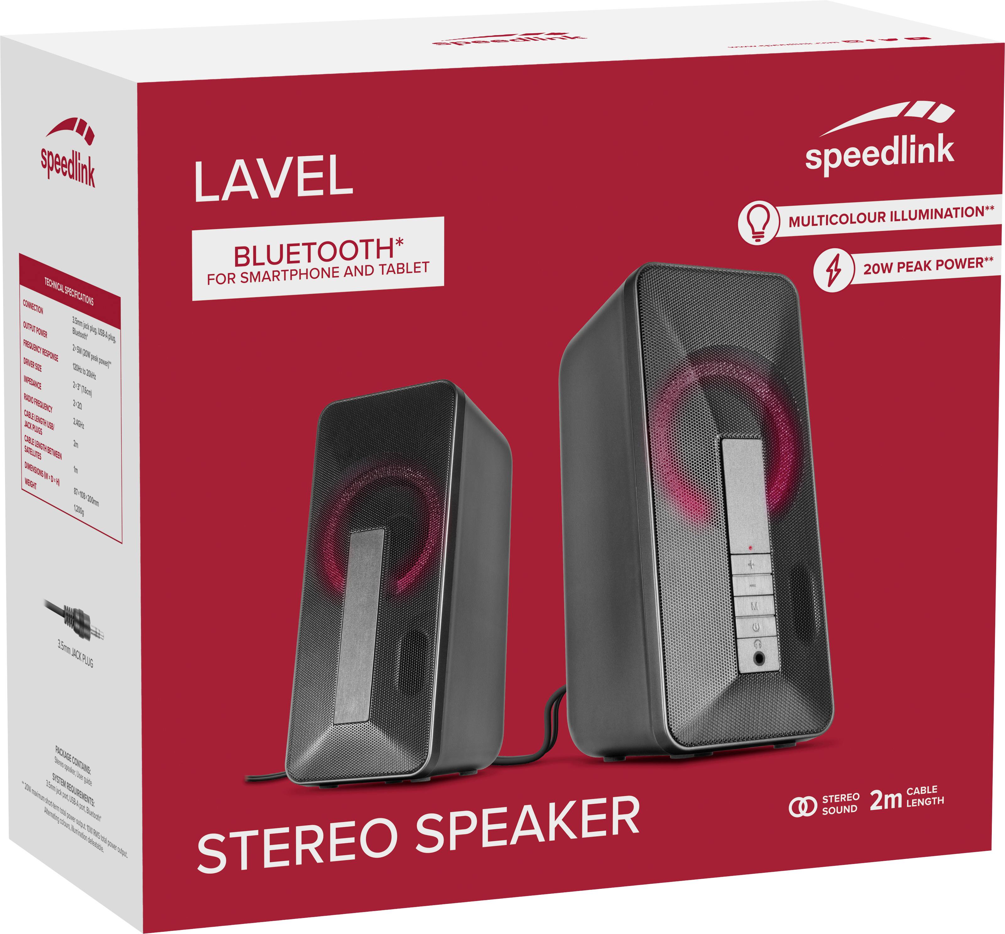 SpeedLink SL-810007-BK 2.0 Enceintes PC USB 10 W noir-4