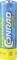 Une pile AAA jaune et bleue de la marque Conrad Energy portant l'inscription 'Long Lasting'.