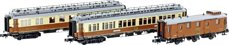 Hobbytrain H22103 N 3 pcs Kit CIWL 2 Simplon-Express, SET Méditerranée Express