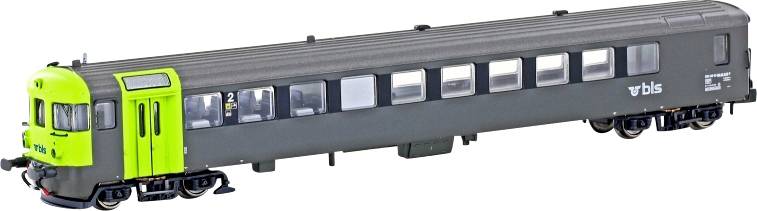 Hobbytrain H23941 N chariot de commande BDT de la BLS vert/gris