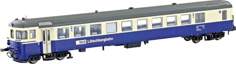 Hobbytrain H23940 N chariot de commande BDT de la BLS crème/bleu