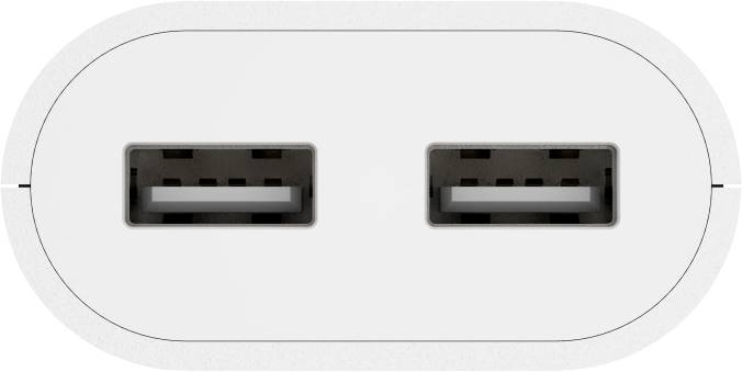 Hama 00133750 00133750 Chargeur USB pour prise murale Courant de sortie (max.) 2.4 A 2 x USB 2.0 type A femelle, USB 2.0-4