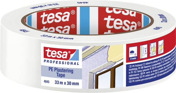 tesa PE 04845-00000-00 Bande adhésive de plâtrage tesa® Professional blanc (L x l) 33 m x 30 mm 1 pc(s)