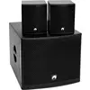 Omnitronic Molly-12A Set enceintes PA actives avec caisson de graves, Bluetooth