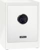 Basi 2020-0001-1000 mySafe Premium 450 Coffre-fort à poser avec serrure à combinaison, serrure à empreinte digitale blanc