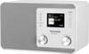 TechniSat DIGITRADIO 307 Radio de table DAB+, FM AUX fonction réveil blanc