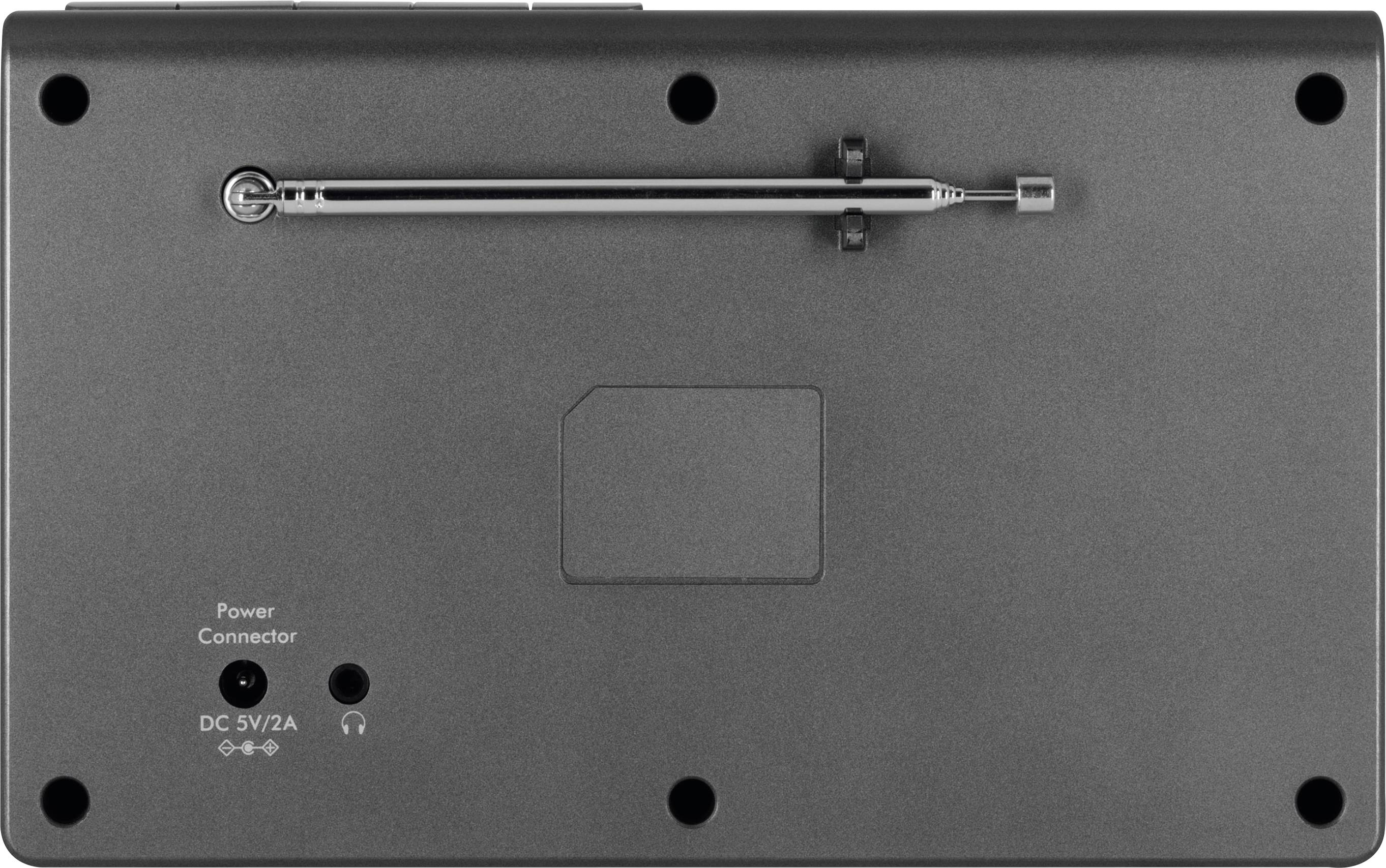 TechniSat Techniradio 4 IR Radio de table Internet Internet, DAB+, FM WiFi, radio internet  fonction réveil noir,argent-5